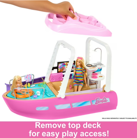 Barbie Dream Boat Playset with 20+ Accessories Toy