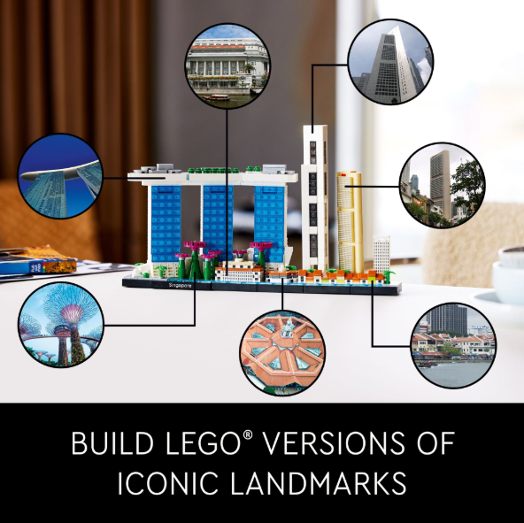 LEGO Architecture Singapore Skyline 21057 Display Set