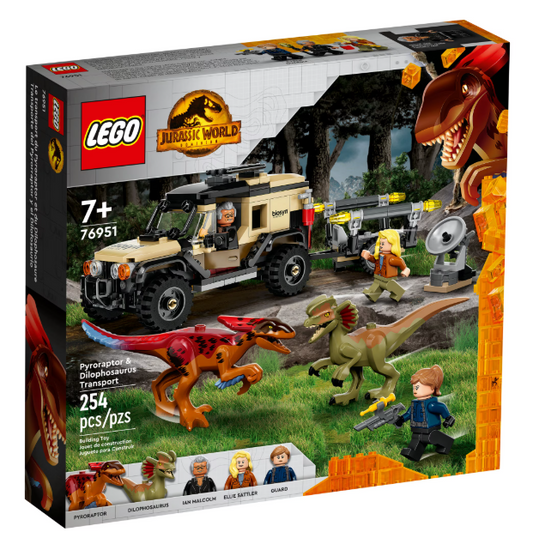 LEGO Jurassic World Pyroraptor Transport Set 76951