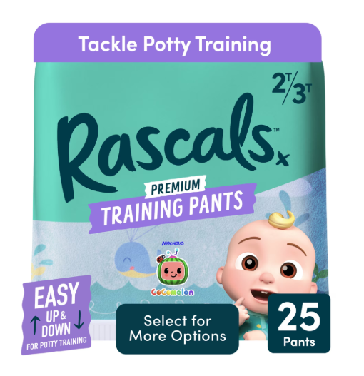 Rascals Premium CoComelon Potty Training Pants 2T-3T 64 Ct