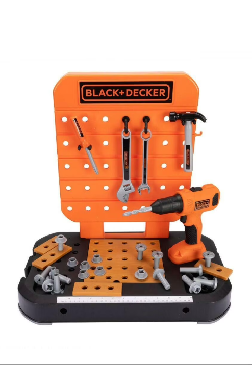 BLACK+DECKER Tabletop Workbench Toy Set Ages 3+