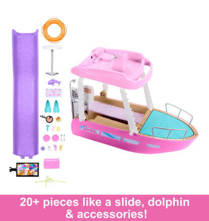 Barbie Dream Boat Playset with 20+ Accessories Toy