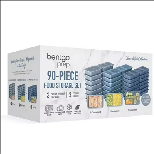Bentgo Prep 90-Piece Food Storage Container Set