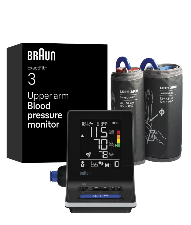 Braun ExactFit 3 Upper Arm Blood Pressure Monitor