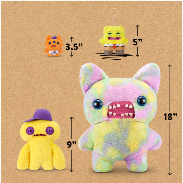 Fuggler SpongeBob SquarePants 5-Inch Plush Key Ring
