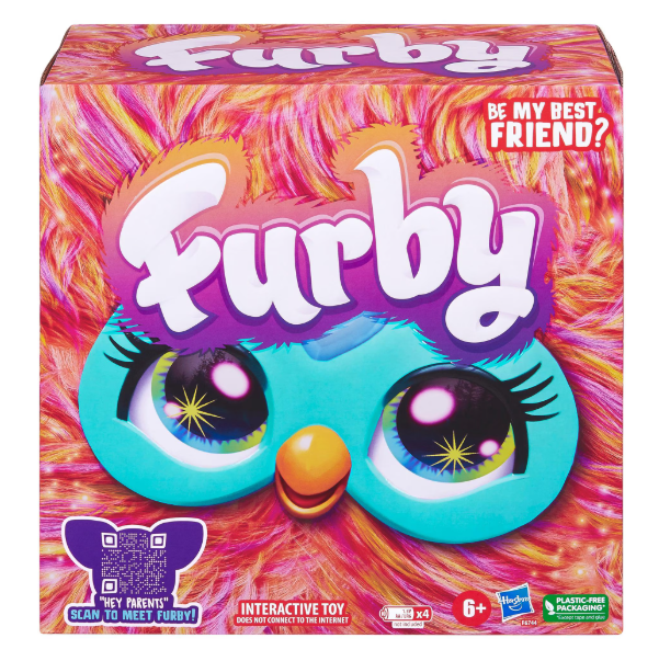 Furby Coral Plush Toy Voice Activated with 15 Accessories