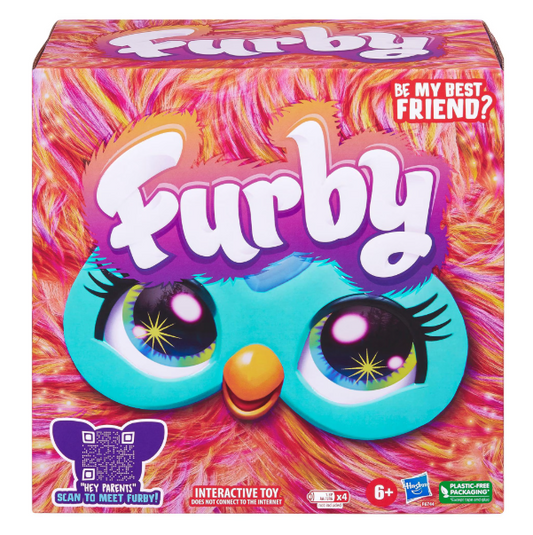 Furby Coral Plush Toy Voice Activated with 15 Accessories