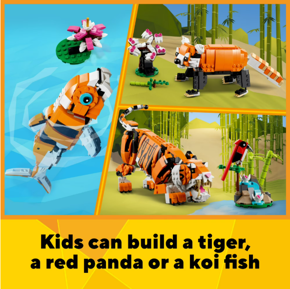 LEGO Creator 3 in 1 Majestic Tiger