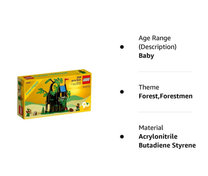 LEGO Forestmen Forest Hideout 40567 258-Piece Set