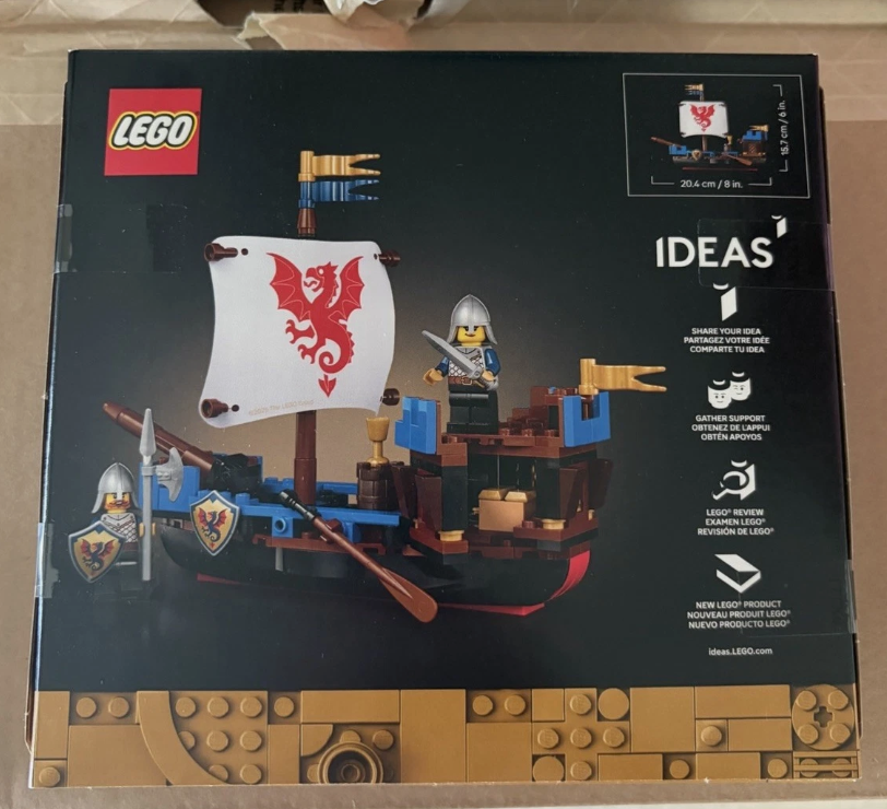 LEGO Ideas Sea Serpent Medieval Ship Set 40912