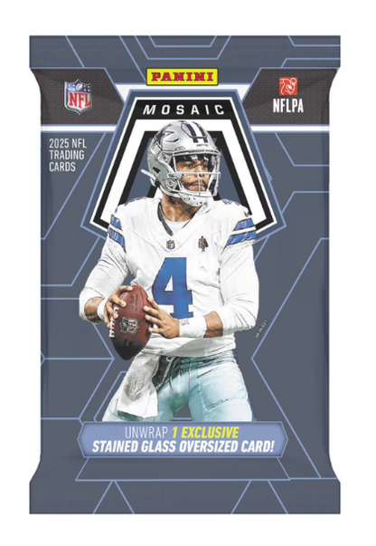 Panini 2025 Mosaic Football Bundle Box 8 Packs Cards
