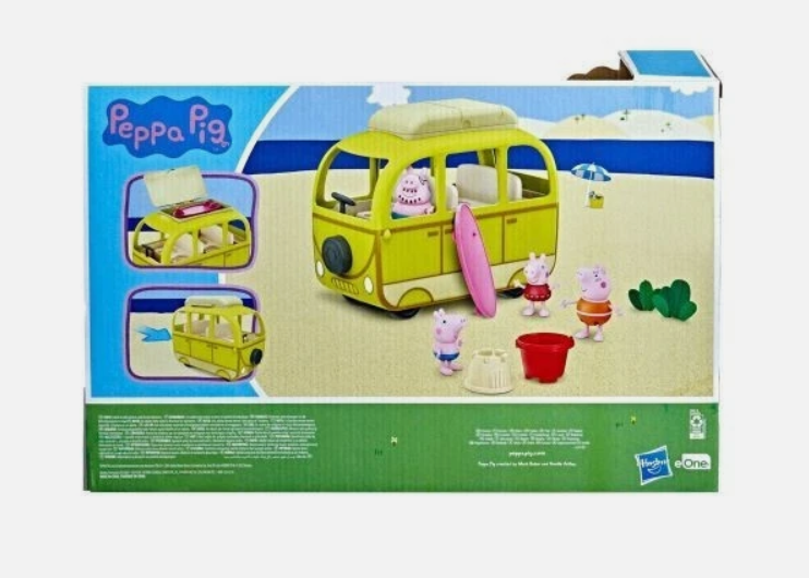 Peppa Pig Beach Campervan Playset with Figure & Accessories