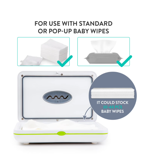 Prince Lionheart Compact Wipes Warmer Grey