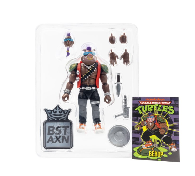 TMNT BST AXN BeBop 80's Wave 3 5" Action Figure