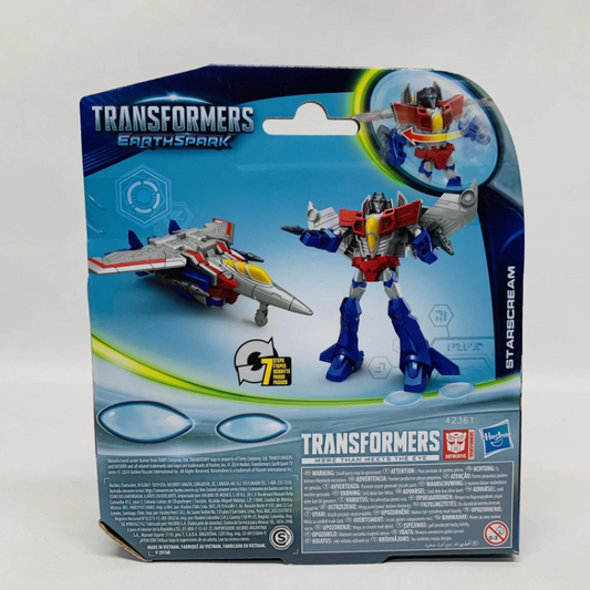 Transformers EarthSpark Starscream Warrior Figure