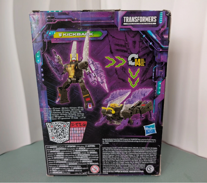 Transformers Legacy Deluxe Kickback Action Figure Toy