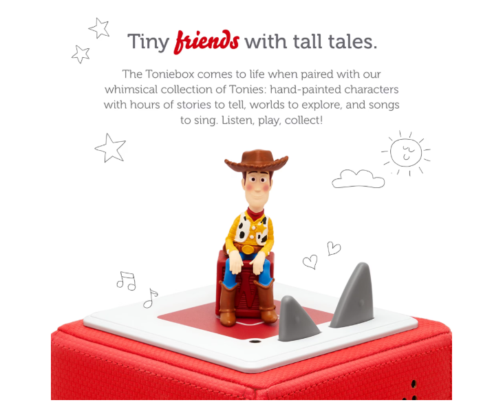 tonies Disney Toniebox Audio Player Red Starter Set