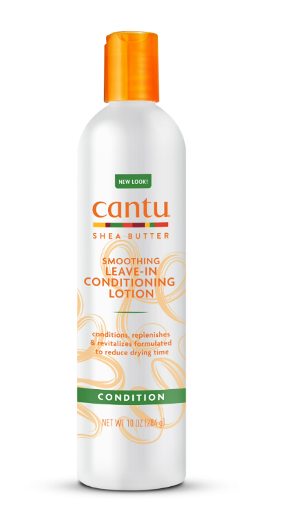 Cantu Shea Butter Smoothing Leave-In Conditioning Lotion with Coconut Oil & Avocado Oil, 10 oz