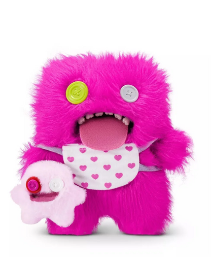 Fuggler Oogah Boogah Pink Long Pile Mini Rascals Plush