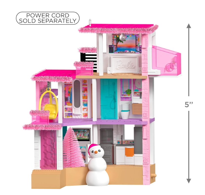 Hallmark 2025 Barbie Merriest Dreamhouse Ornament