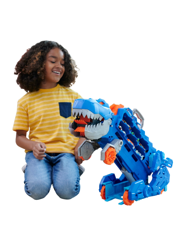 Hot Wheels City Ultimate T-Rex Transporter Hauler Toy