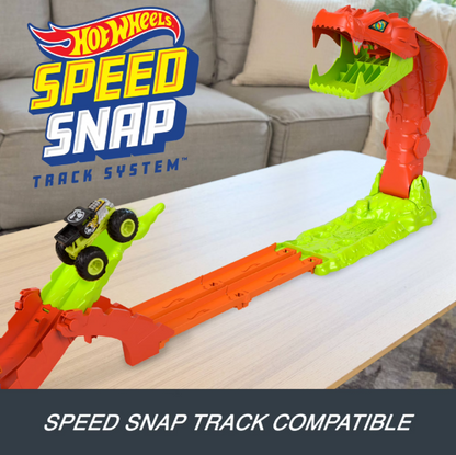 Hot Wheels Monster Trucks Snake Slam Takedown Playset