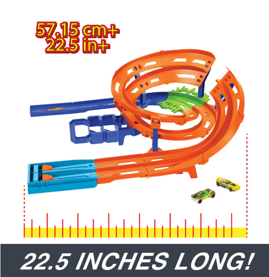 Hot Wheels Whip Around Raceway Track Set with 2 Cars