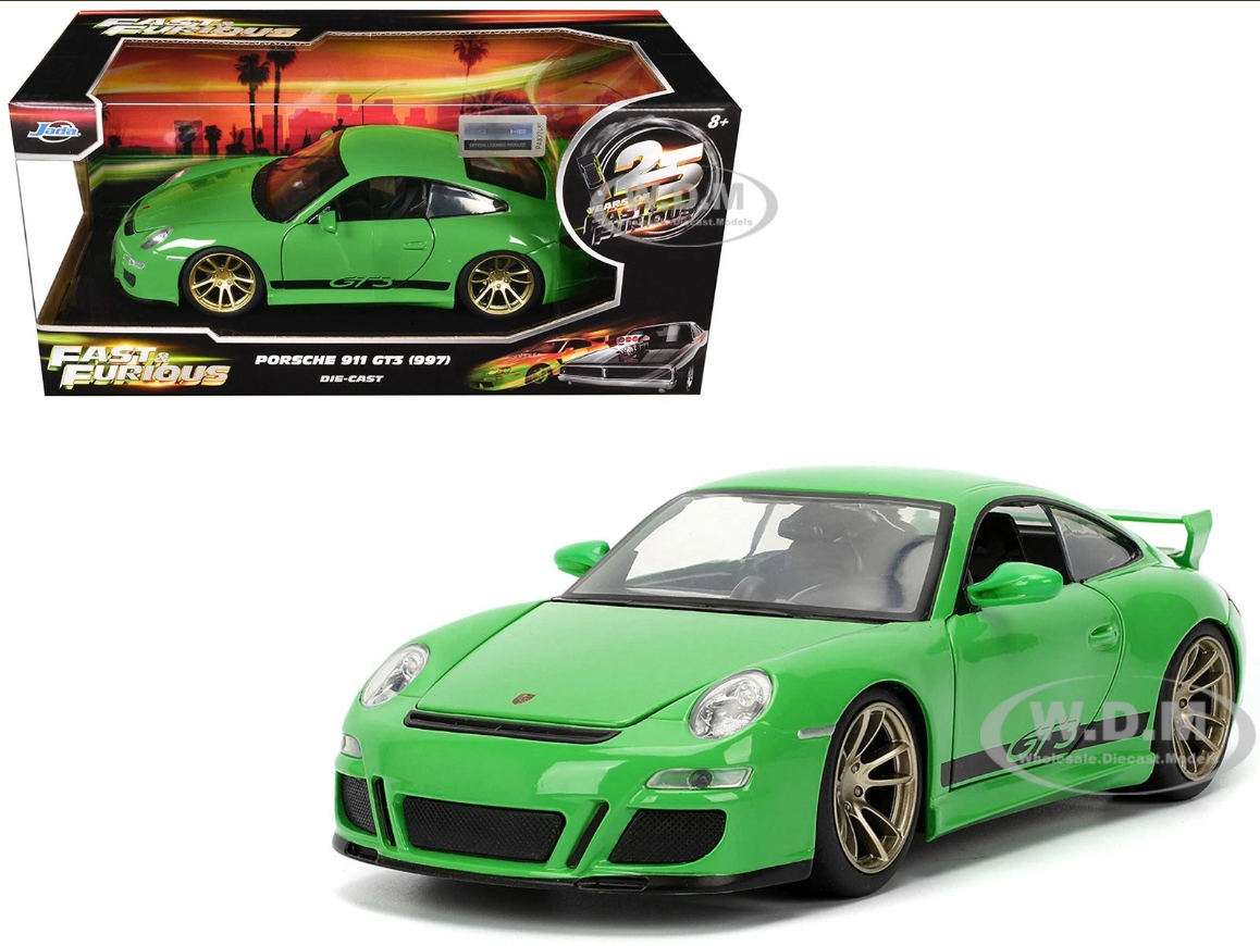 Jada Toys 2007 Porsche 911 GT3 1:24 Die-Cast Model