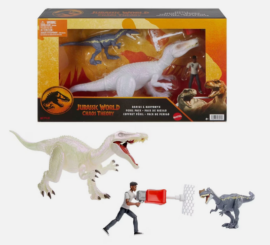 Jurassic World Peril Pack Darius Figure Set Toy Pack
