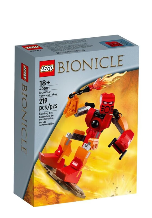 LEGO BIONICLE Tahu & Takua 40581 Building Set 219 Pcs
