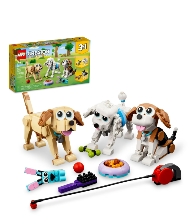 LEGO Creator 3 in 1 Adorable Dogs Set 31137 Toy