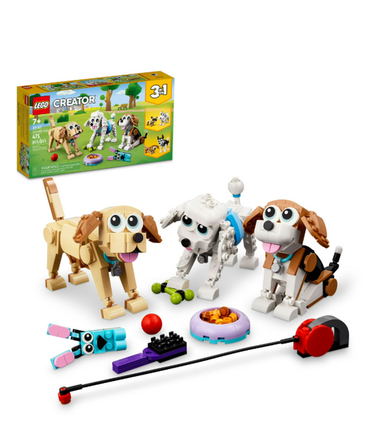 LEGO Creator 3 in 1 Adorable Dogs Set 31137 Toy