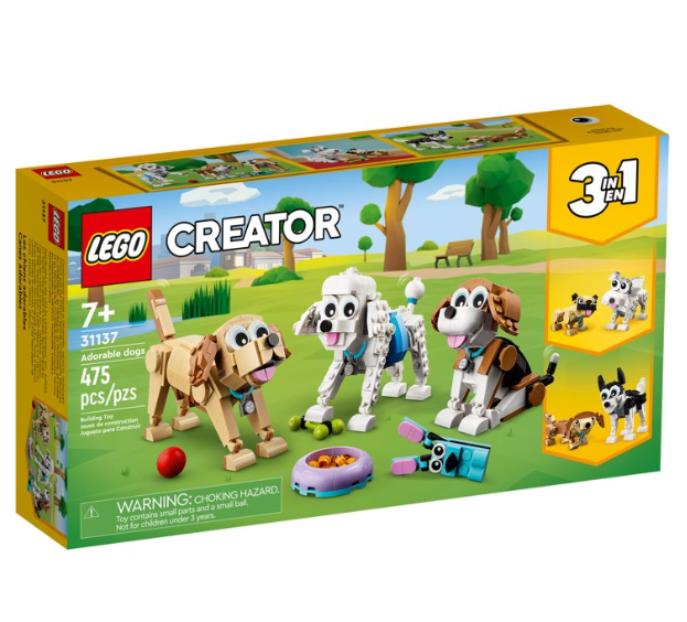LEGO Creator 3 in 1 Adorable Dogs Set 31137 Toy