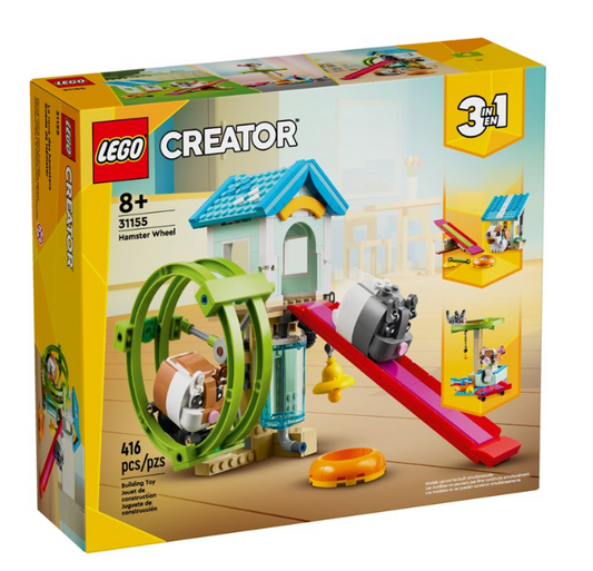 LEGO Creator 3 in 1 Hamster Wheel Set 31155 Toy