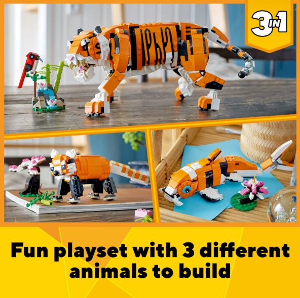 LEGO Creator 3 in 1 Majestic Tiger
