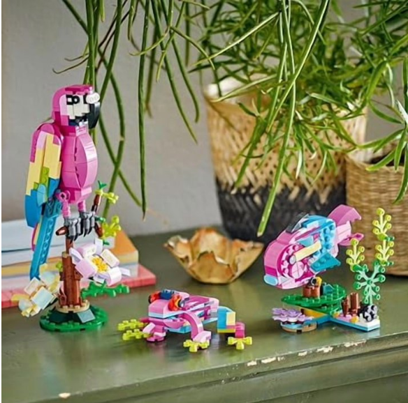 LEGO Creator Exotic Pink Parrot 3in1 Building Set 31144