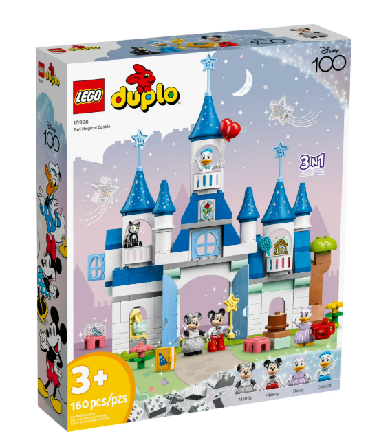 LEGO DUPLO Disney 3in1 Magic Castle 10998 Playset