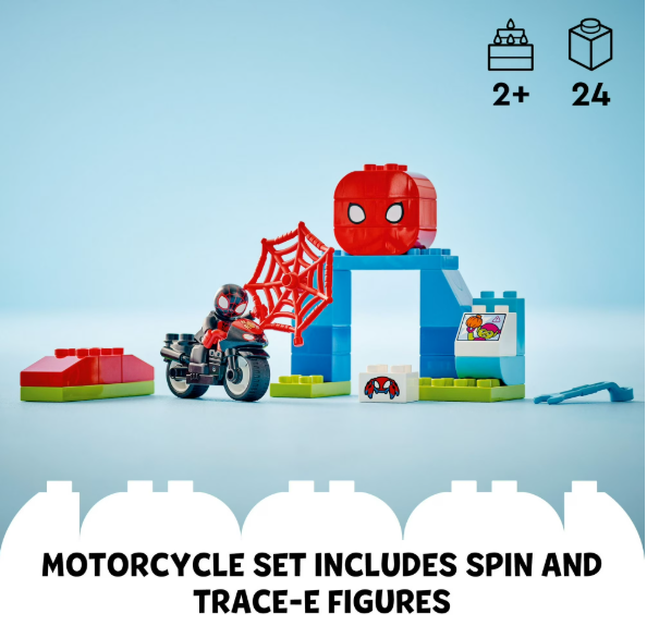 LEGO DUPLO Marvel Spin’s Motorcycle Adventure 