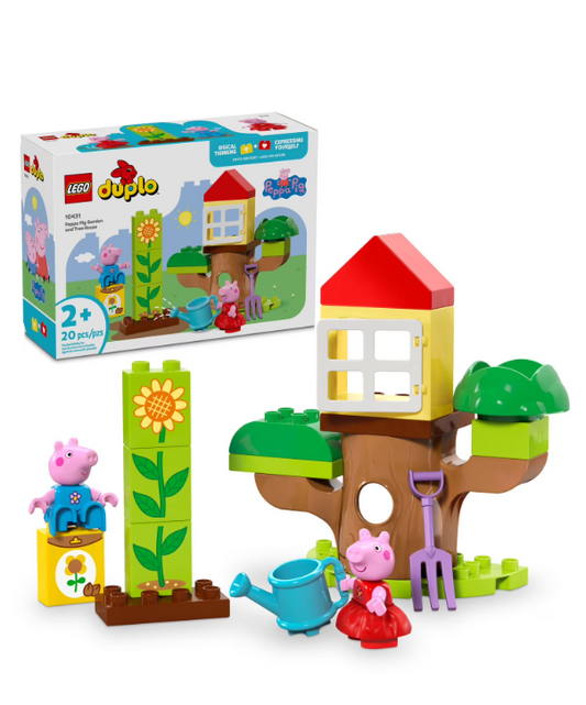 LEGO DUPLO Peppa Pig Garden Tree House Toy 