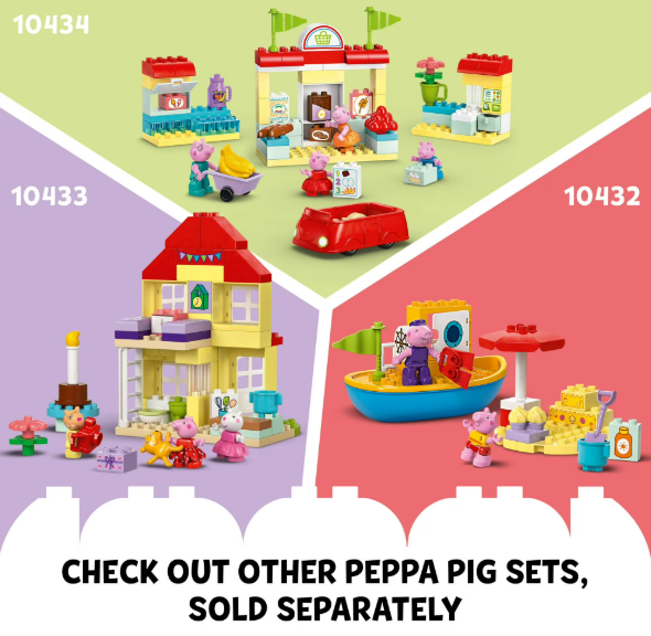 LEGO DUPLO Peppa Pig Garden Tree House Toy 