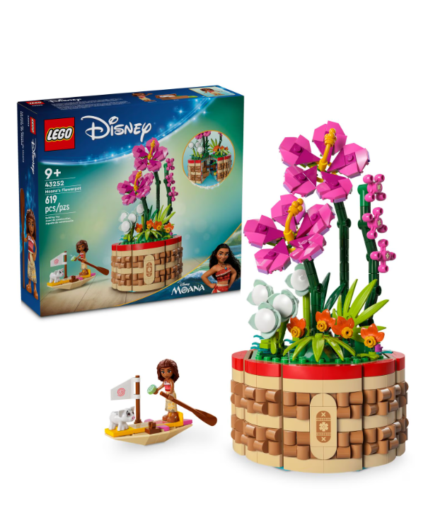 LEGO Disney Moana Flowerpot Buildable Playset 43252
