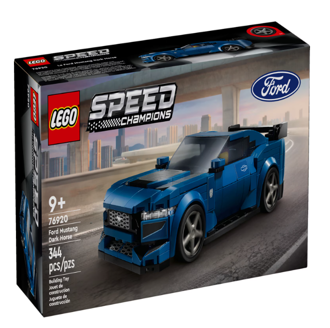 LEGO Ford Mustang Dark Horse Blue Car Set 76920