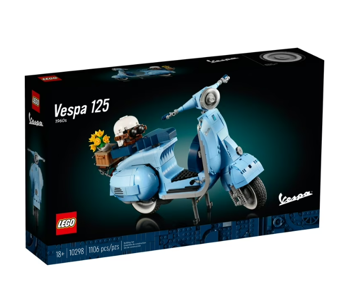 LEGO Icons Vespa 125 10298 Vintage Scooter 1106PCS