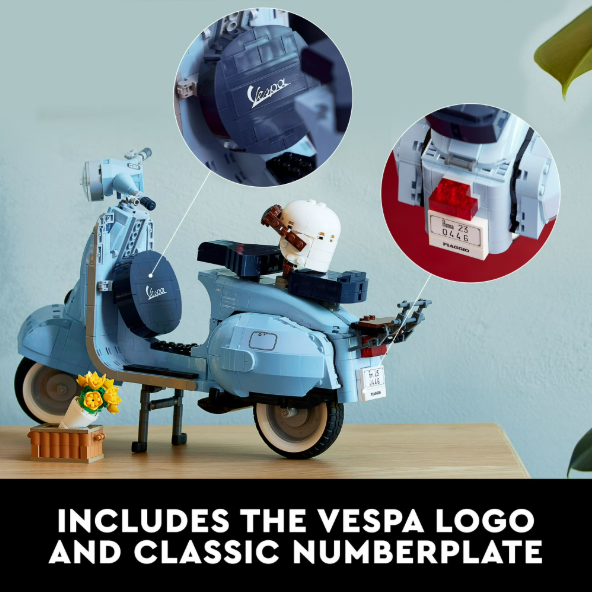 LEGO Icons Vespa 125 10298 Vintage Scooter 1106PCS