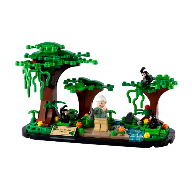 LEGO Jane Goodall Tribute Building