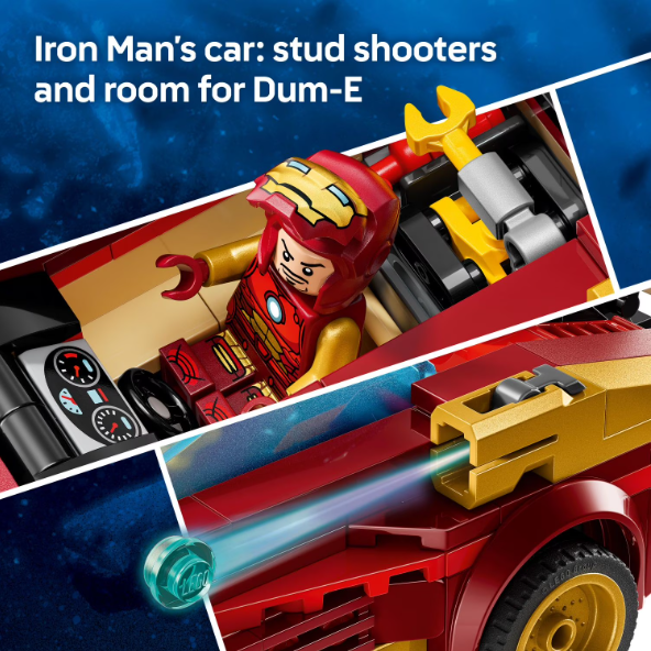 Iron Man Car vs Red Hulk
