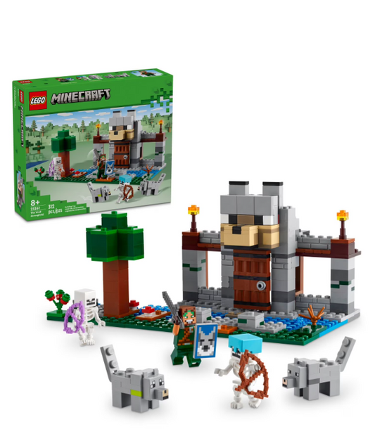 LEGO Minecraft Wolf Stronghold Fortress Set 21261 Toy