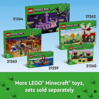 LEGO Minecraft Wolf Stronghold Fortress Set 21261 Toy