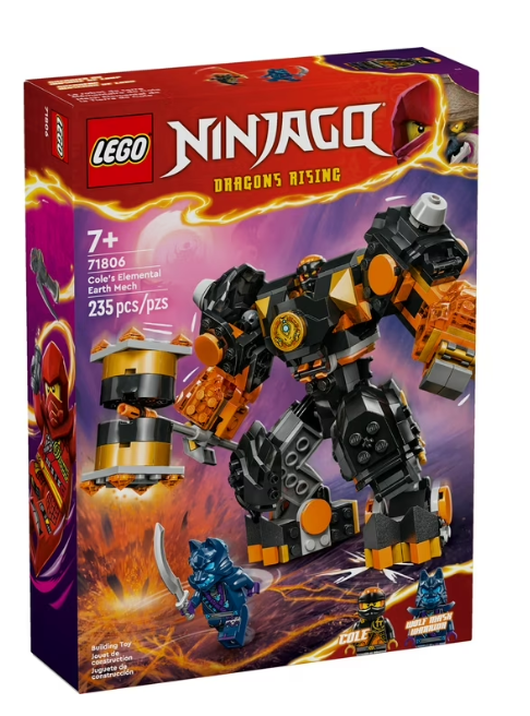 LEGO NINJAGO Cole's Earth Mech 71806 Ninja Toy Set