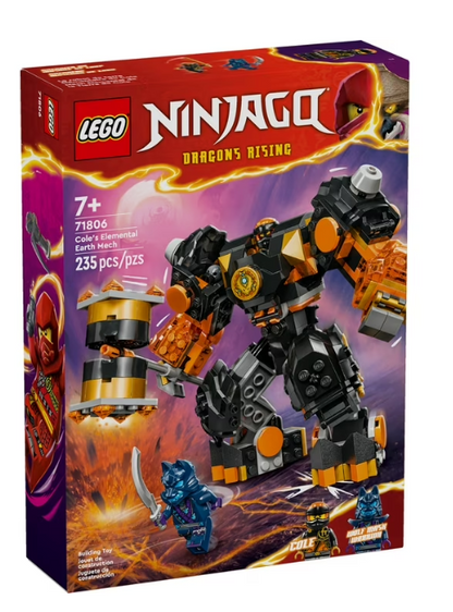 LEGO NINJAGO Cole's Earth Mech 71806 Ninja Toy Set